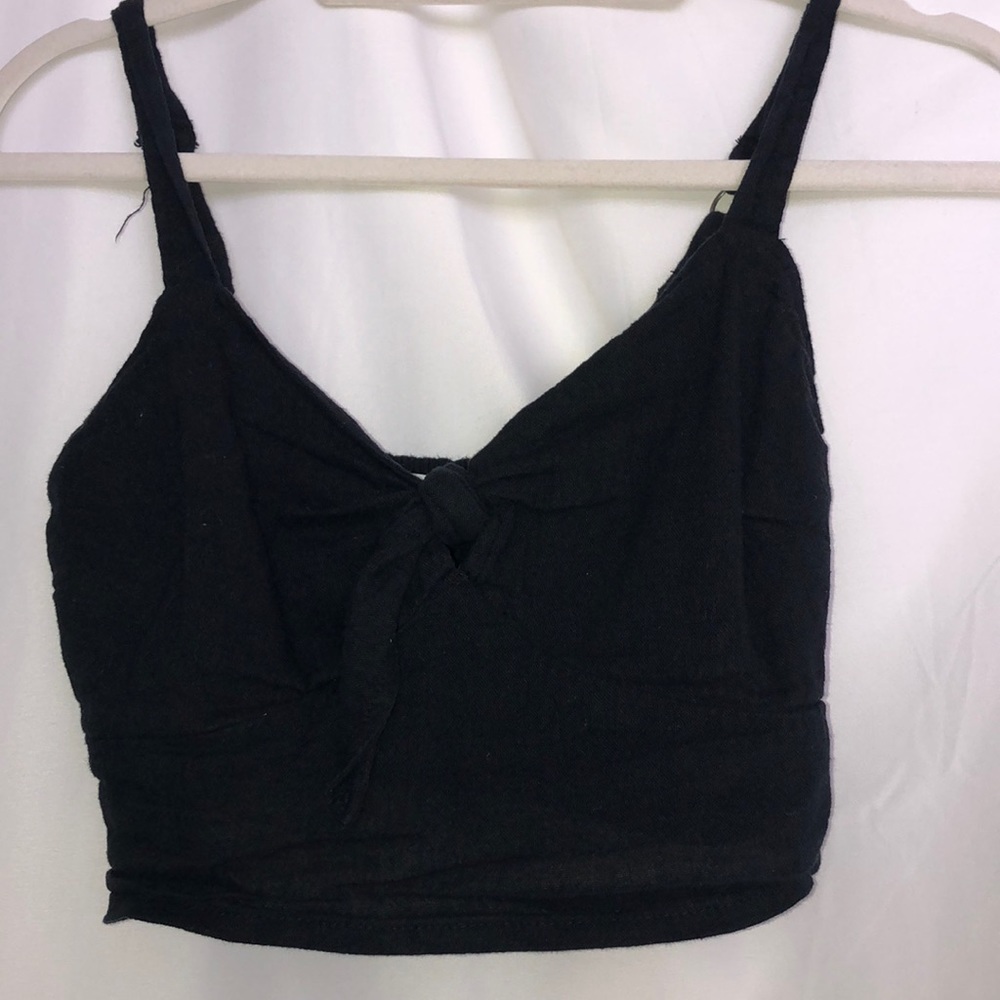 Hollister Black Crop Top